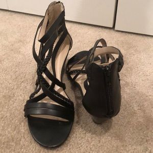 Strappy Liz Claiborne Wedge Sandals.